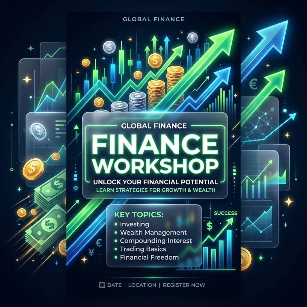 Finance Workshop Backdrop